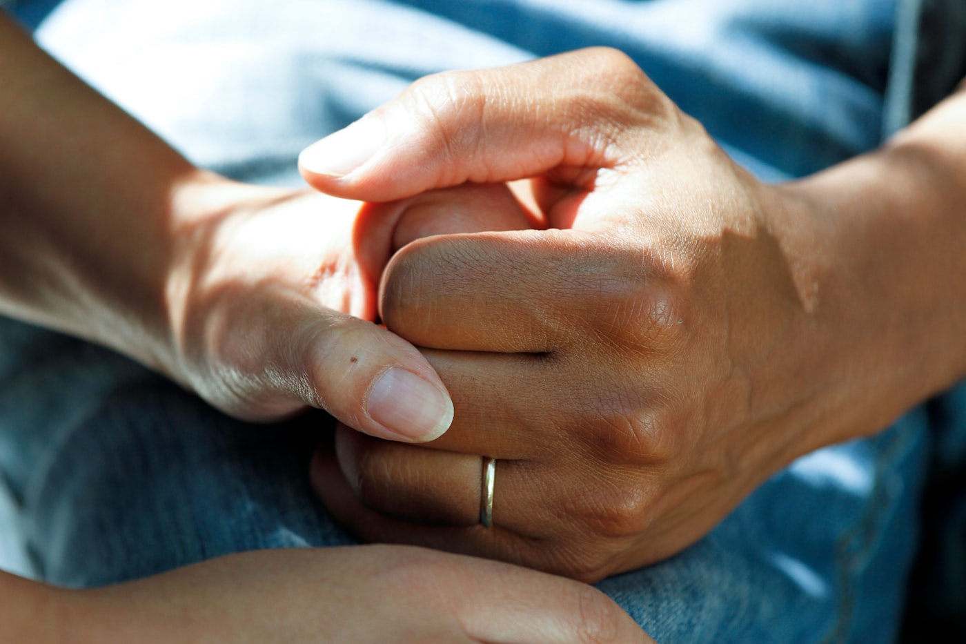 Healthcare professional offering support during a care planning conversation